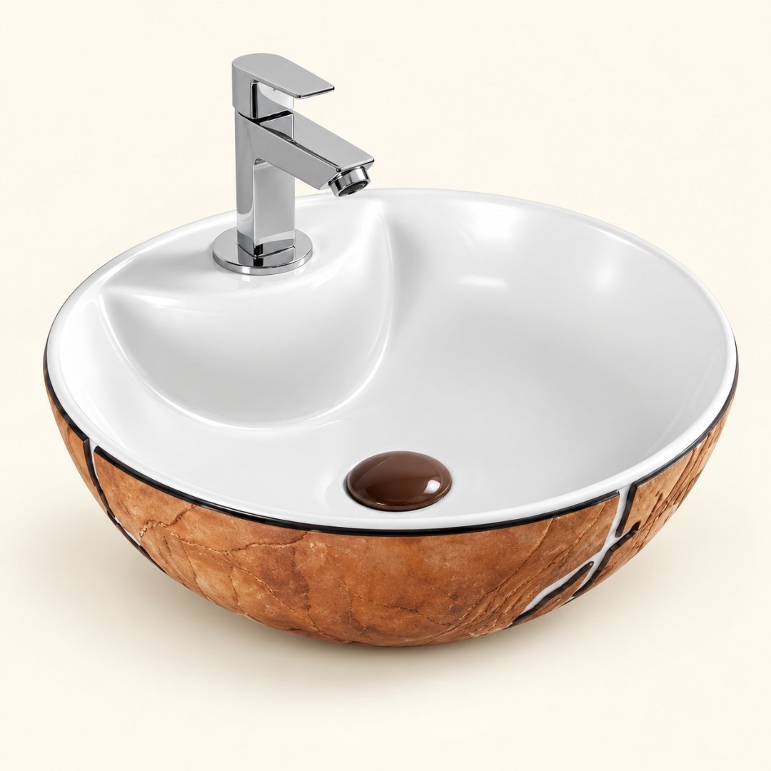 Sonet MAC ROUND - 003, table top basin (view 2)